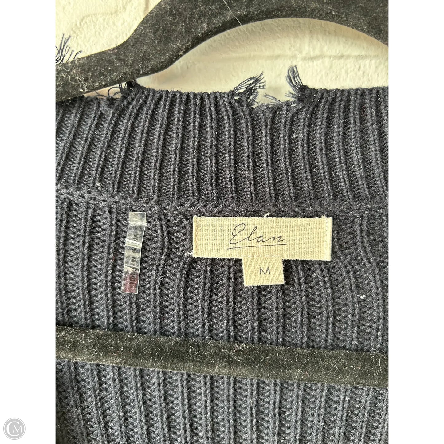 Sweater By Elan In Black, Size: M