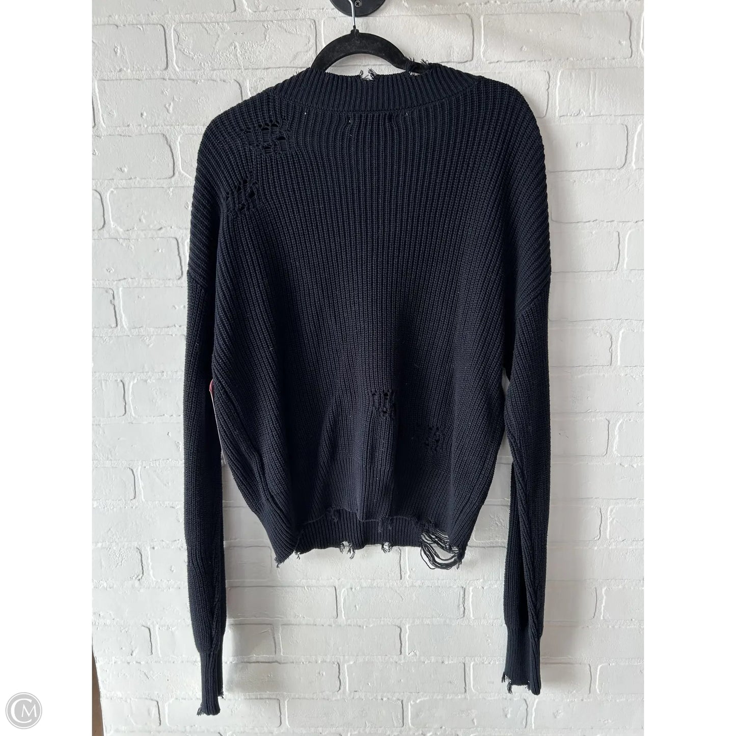 Sweater By Elan In Black, Size: M
