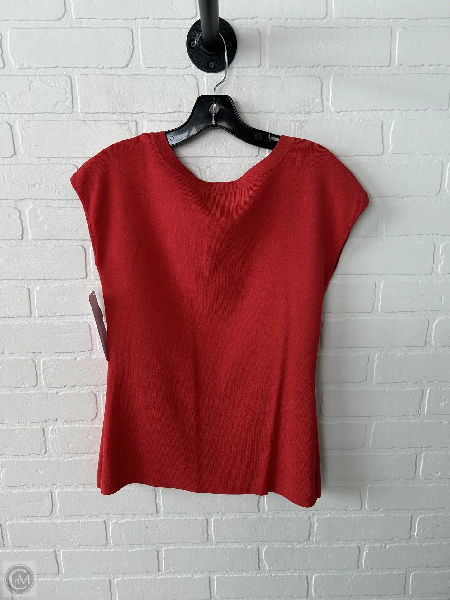 Top Sleeveless By Chicos In Red, Size: S