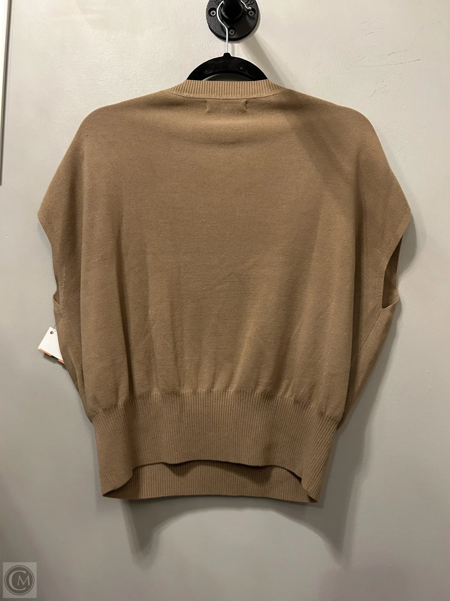 Vest Sweater By Banana Republic In Tan, Size: Xs