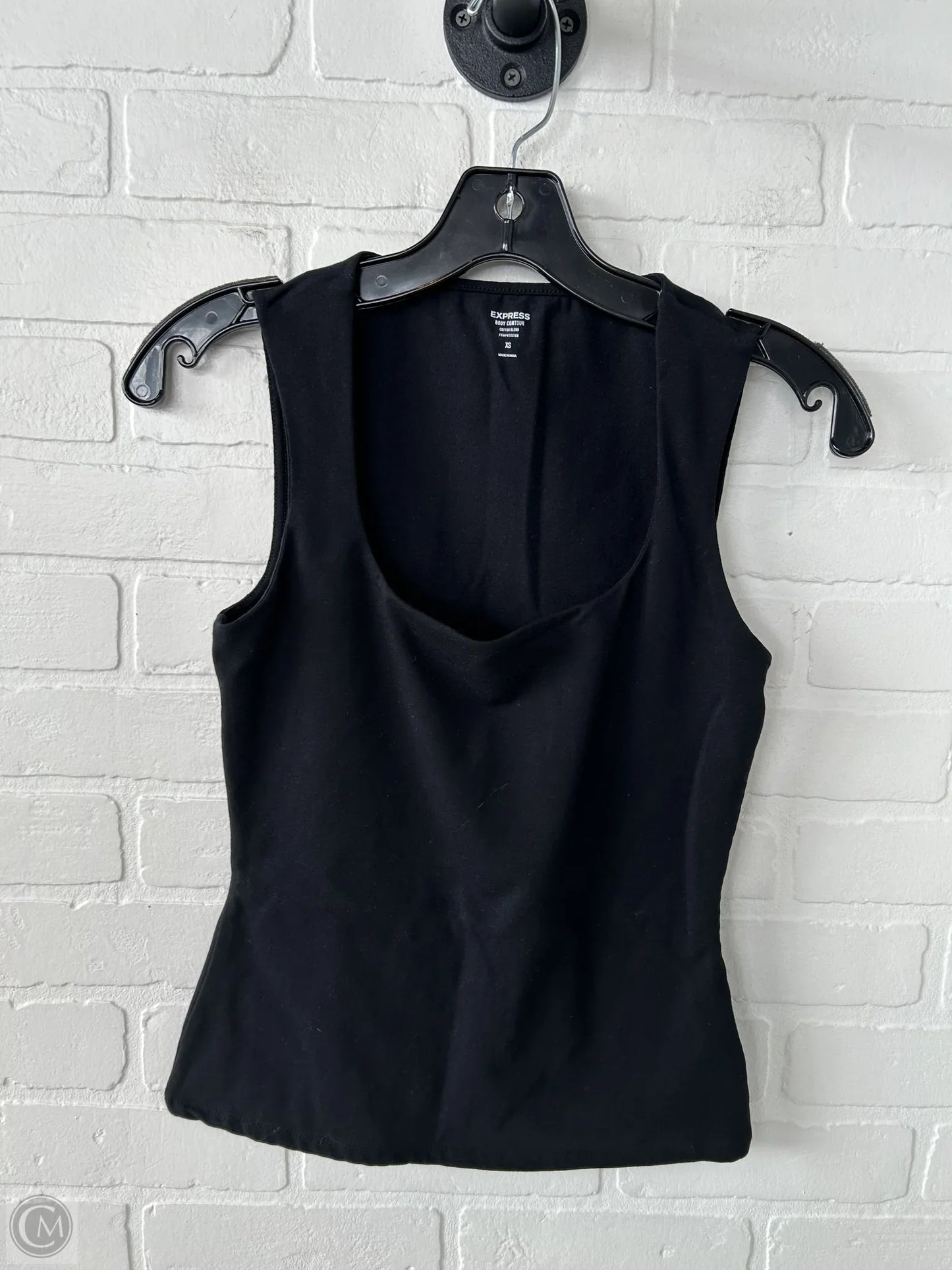 Top Sleeveless By Express In Black, Size: Xs