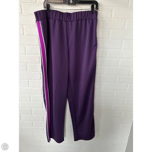Athletic Pants By Cme In Purple, Size: 16