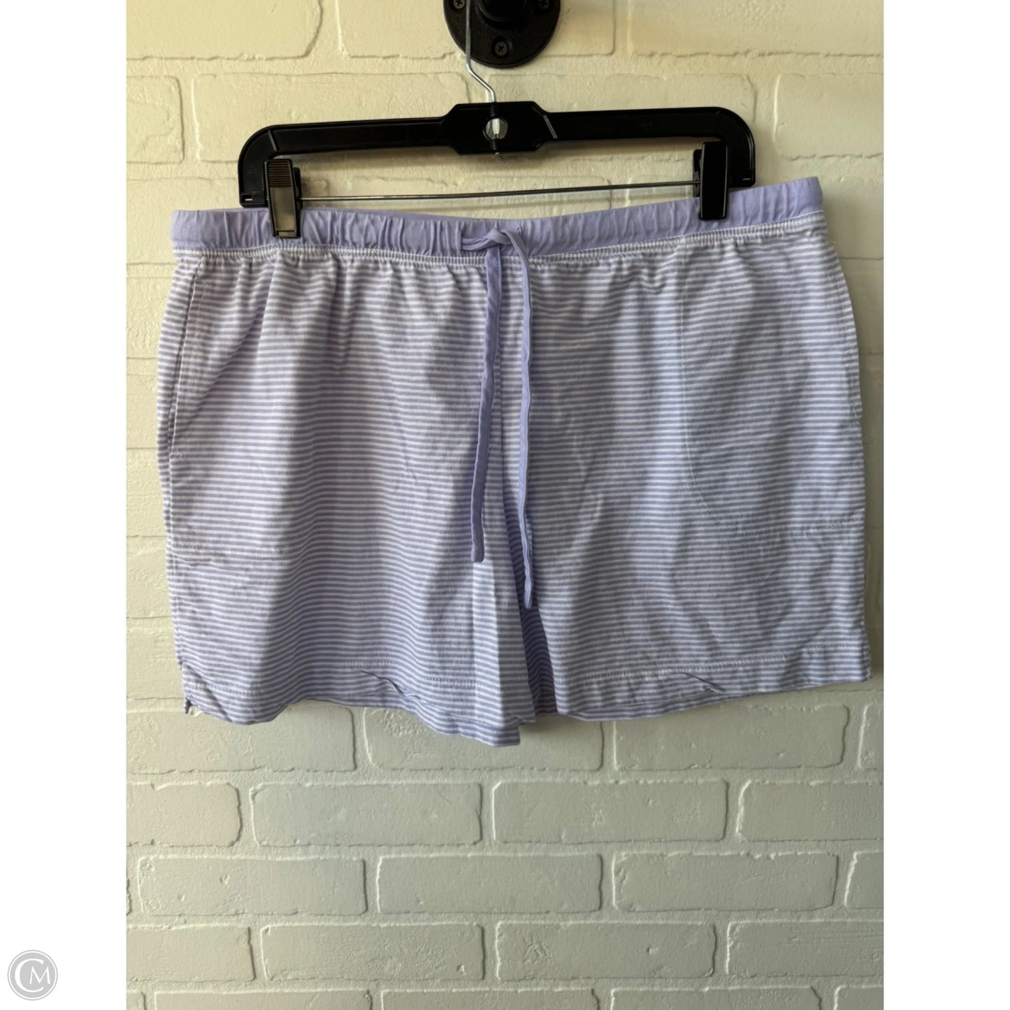 Pajama Pants By Carole Hochman In Purple & White, Size: 16