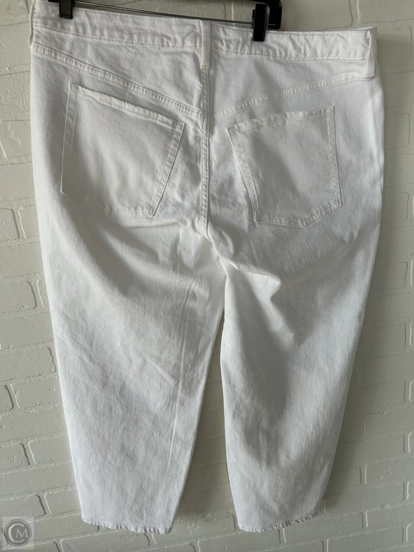 Jeans Straight By Old Navy In White Denim, Size: 20