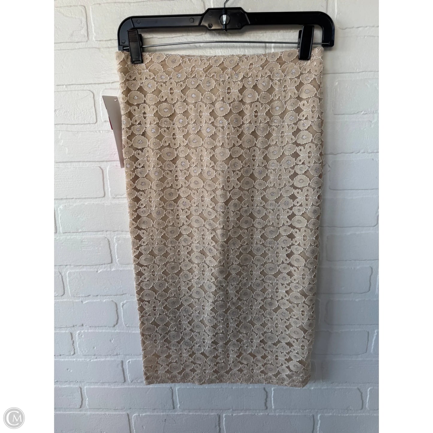 Skirt Midi By Hip In Gold, Size: 4