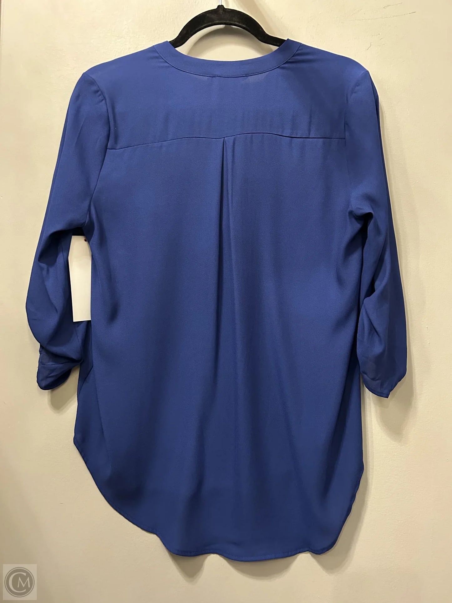 Top Long Sleeve By Lush In Blue, Size: S