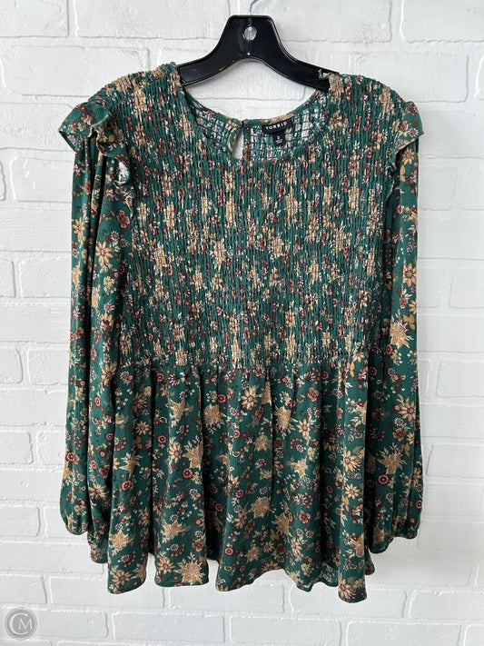 Top Long Sleeve By Torrid In Green, Size: 2x