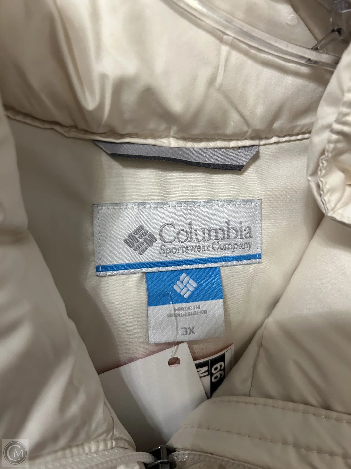 Coat Puffer & Quilted By Columbia In Cream, Size: 3x