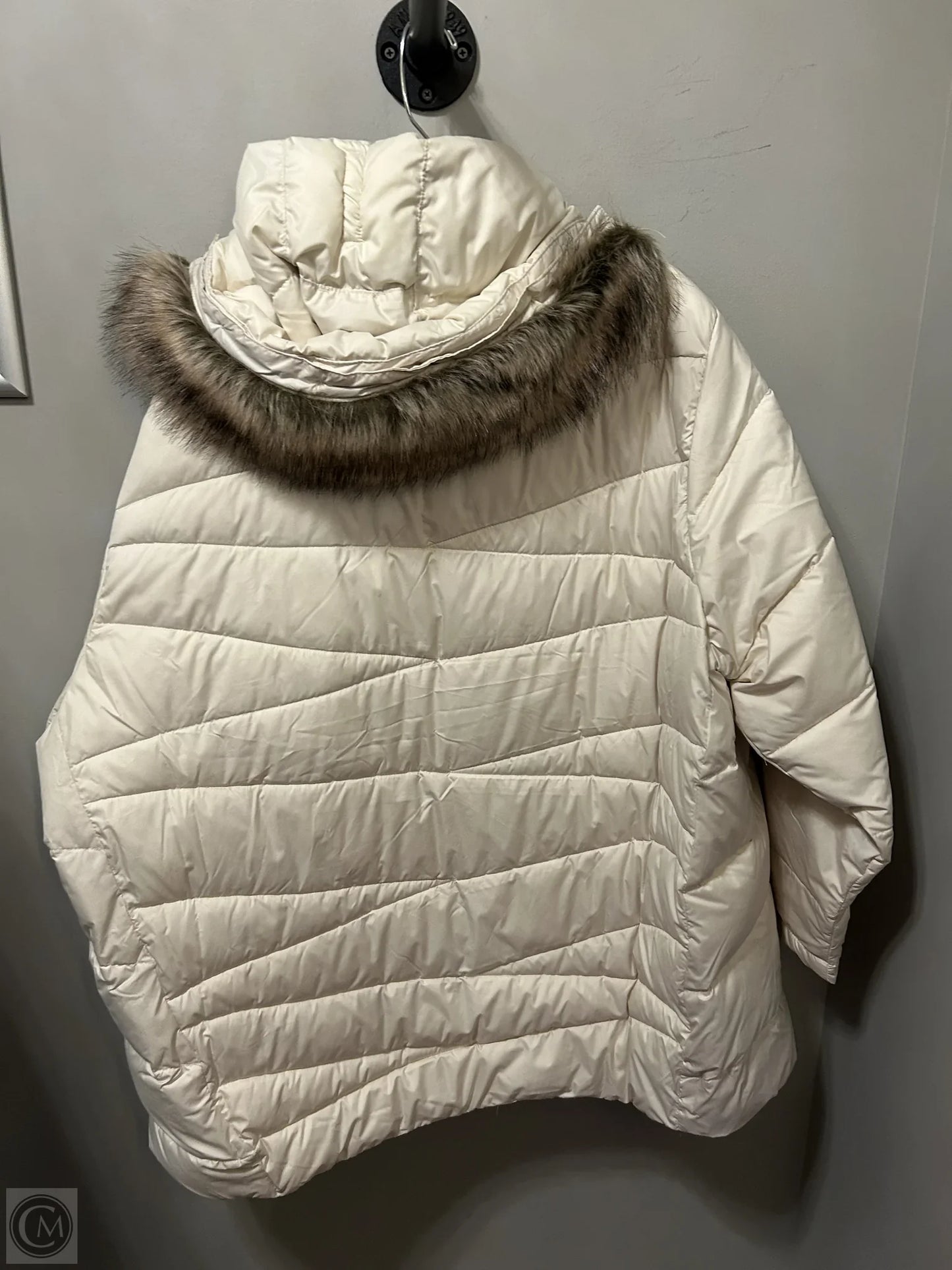 Coat Puffer & Quilted By Columbia In Cream, Size: 3x