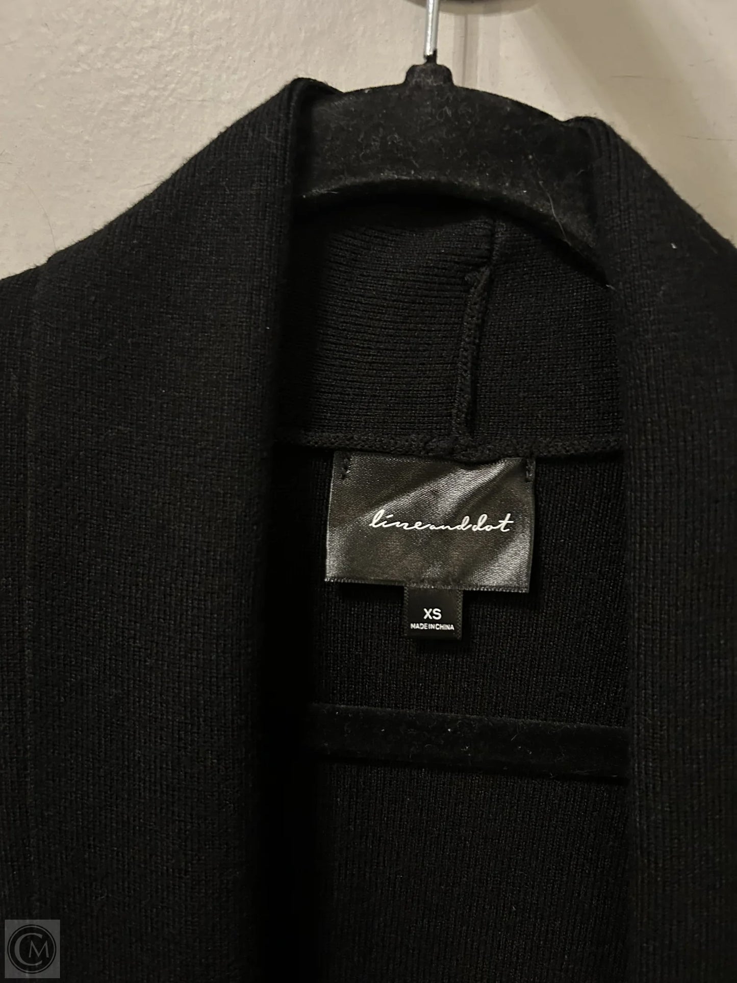 Sweater Cardigan By Line & Dot In Black, Size: Xs