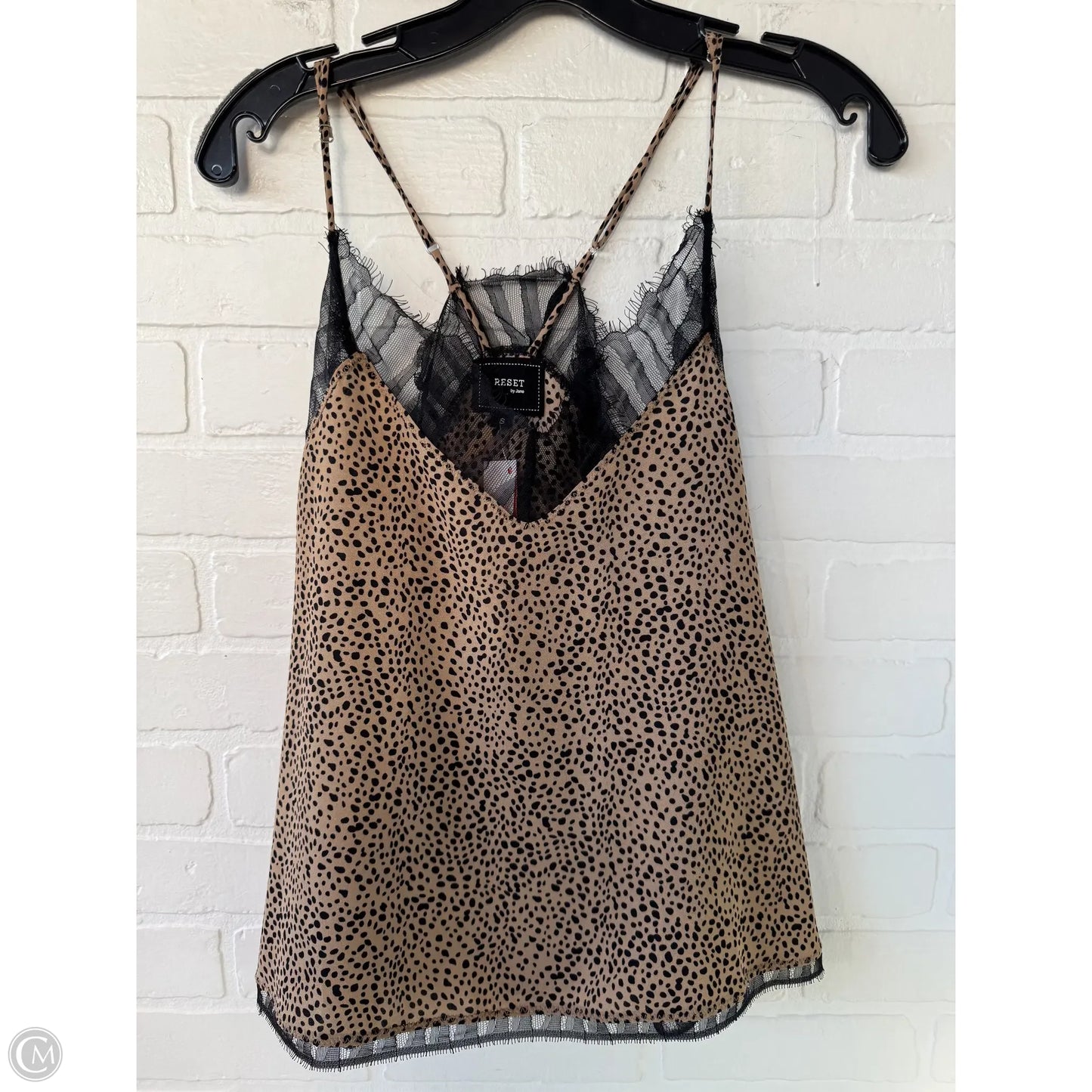 Top Sleeveless By Clothes Mentor In Black & Brown, Size: S