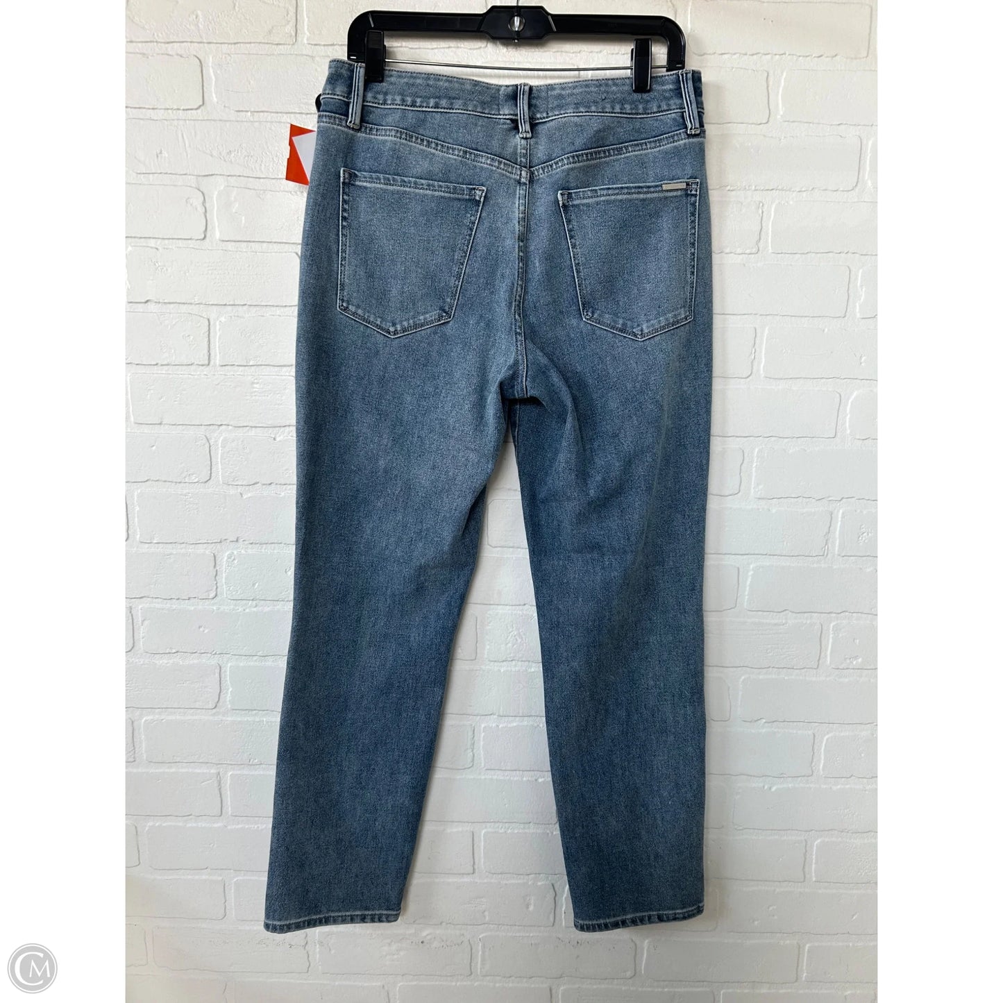 Jeans Straight By White House Black Market In Blue Denim, Size: 8