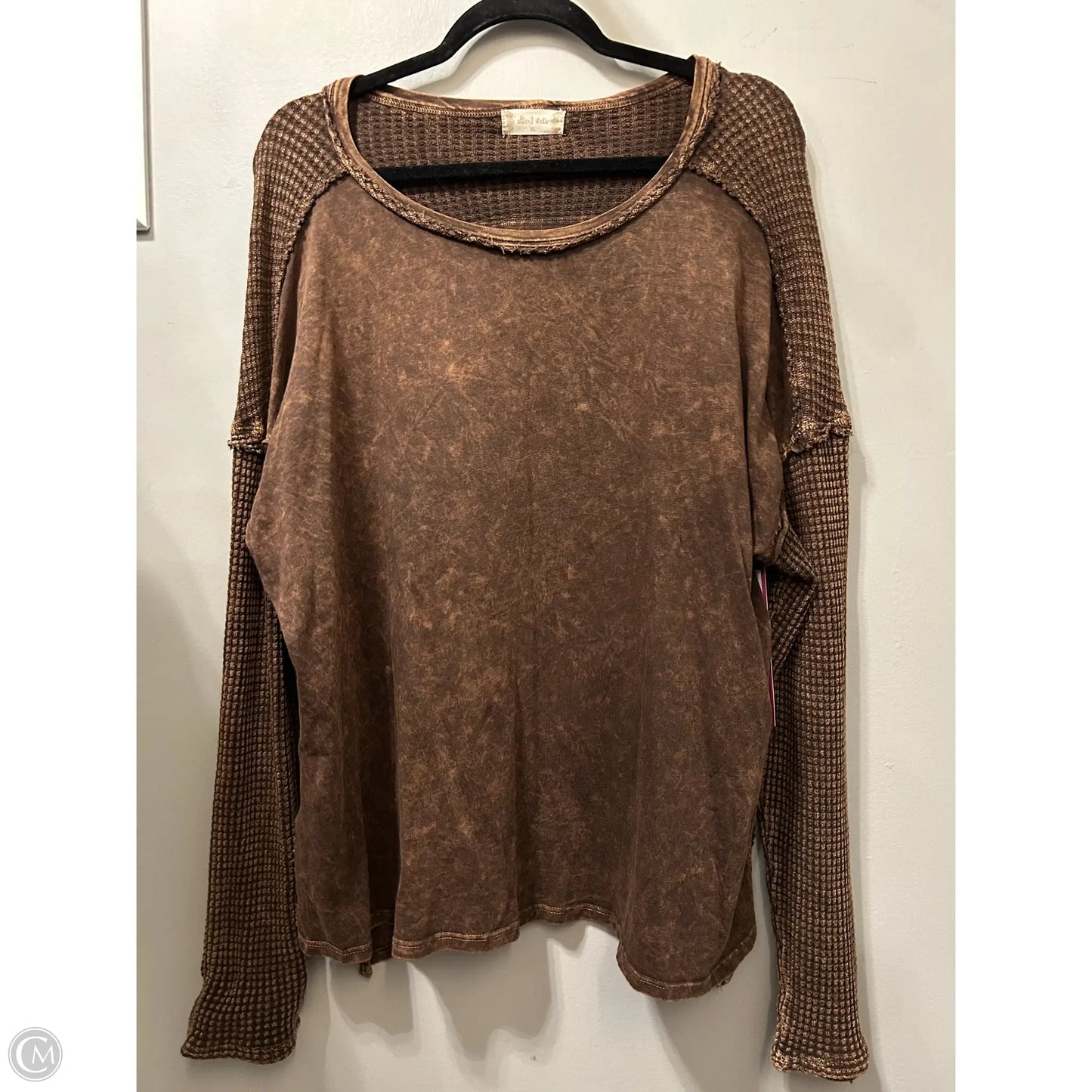 Top Long Sleeve By Altard State In Brown, Size: Xl