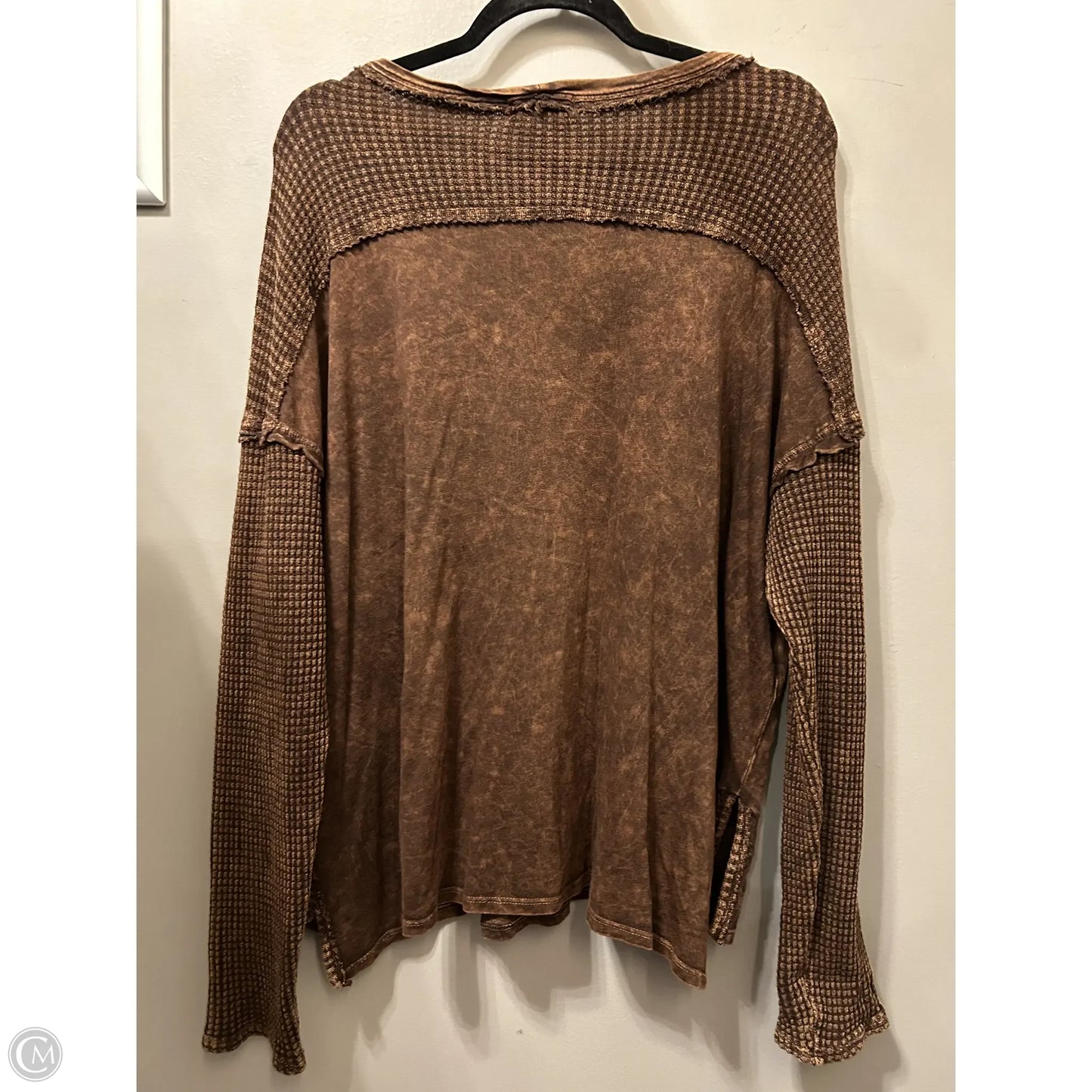 Top Long Sleeve By Altard State In Brown, Size: Xl