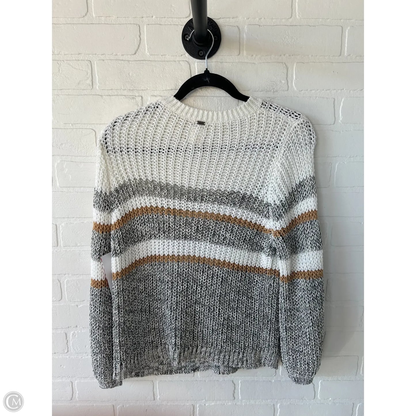 Sweater By Cmc In Grey & White, Size: S