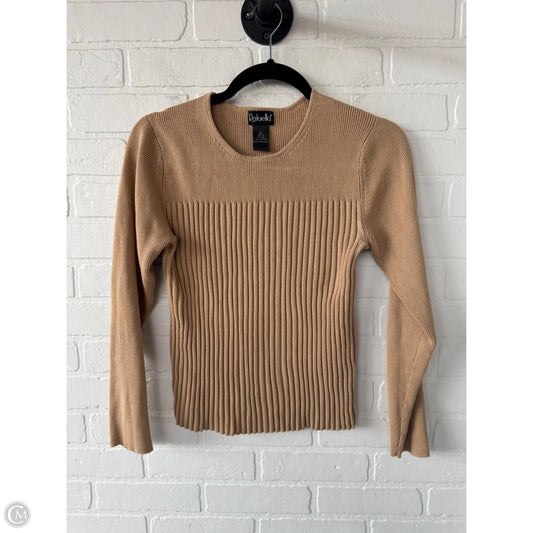 Sweater By Rafaella In Tan, Size: M