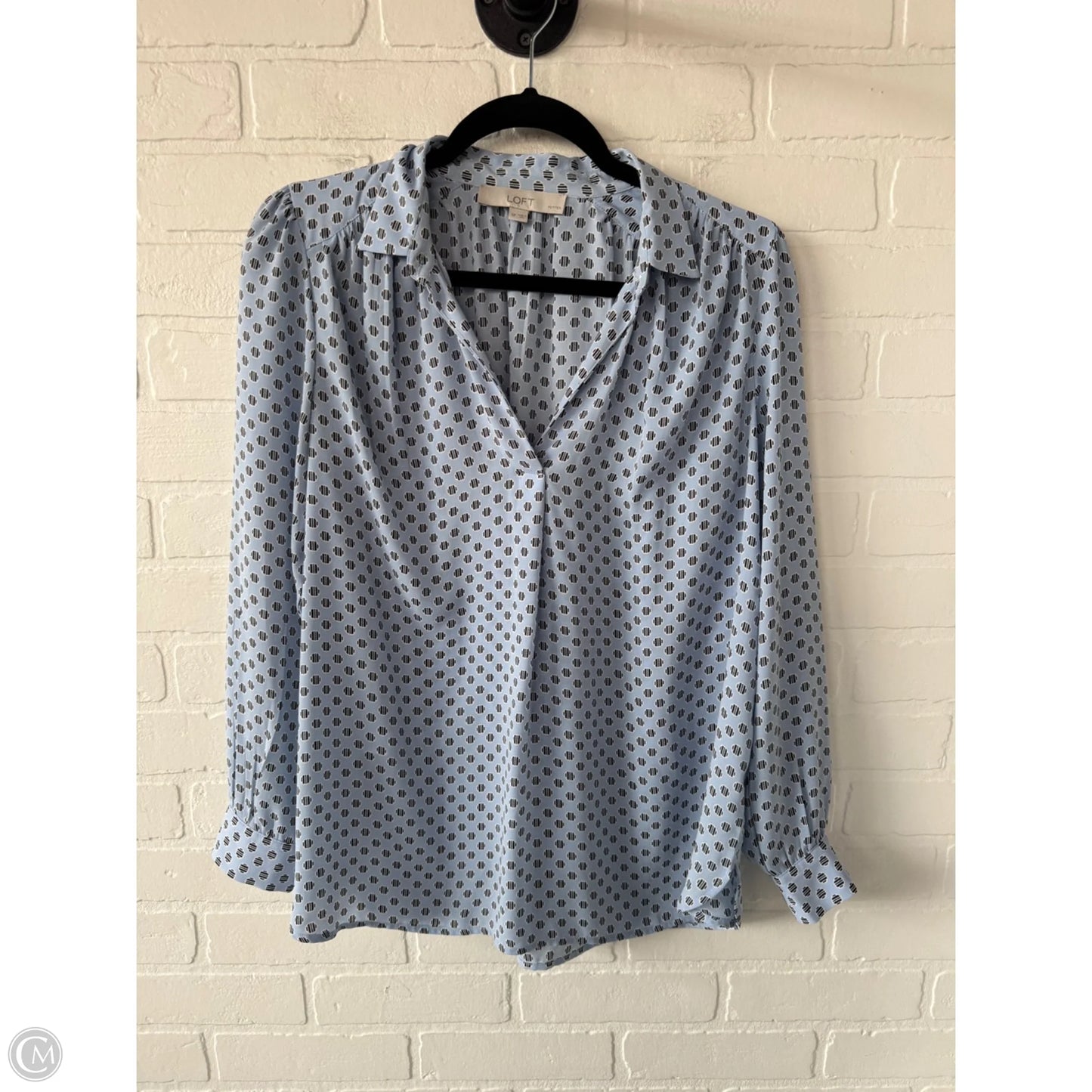 Top Long Sleeve By Loft In Blue, Size: Sp