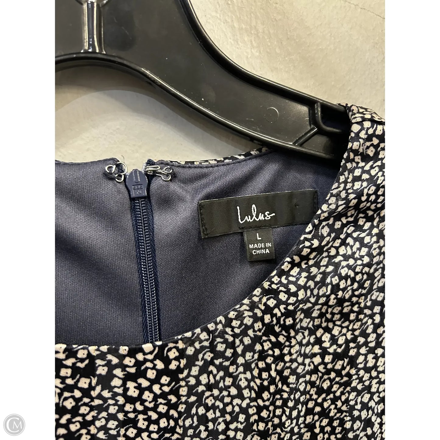 Dress Party Short By Lulus In Blue & White, Size: L