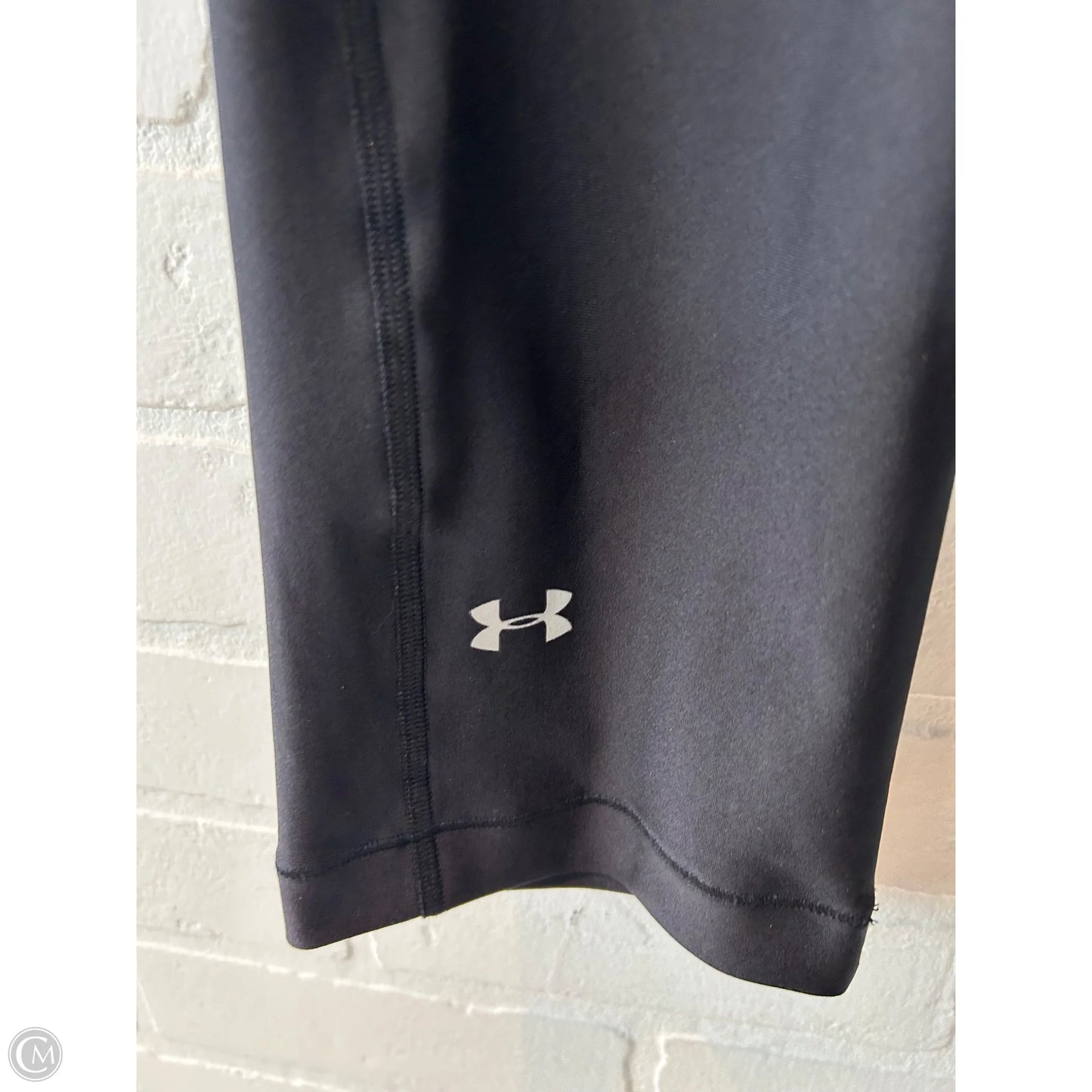 Athletic Leggings Capris By Under Armour In Black, Size: 16