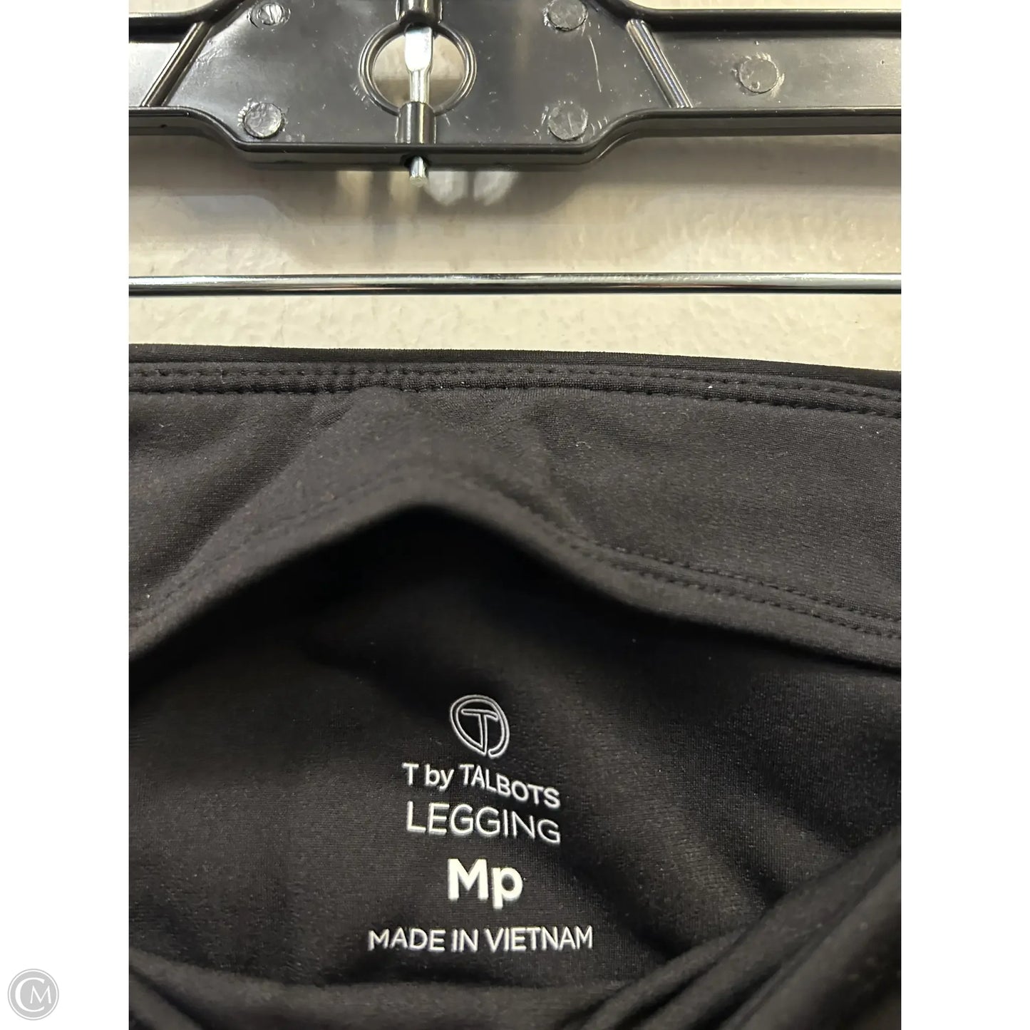 Athletic Leggings By Talbots In Black & White, Size: 8p