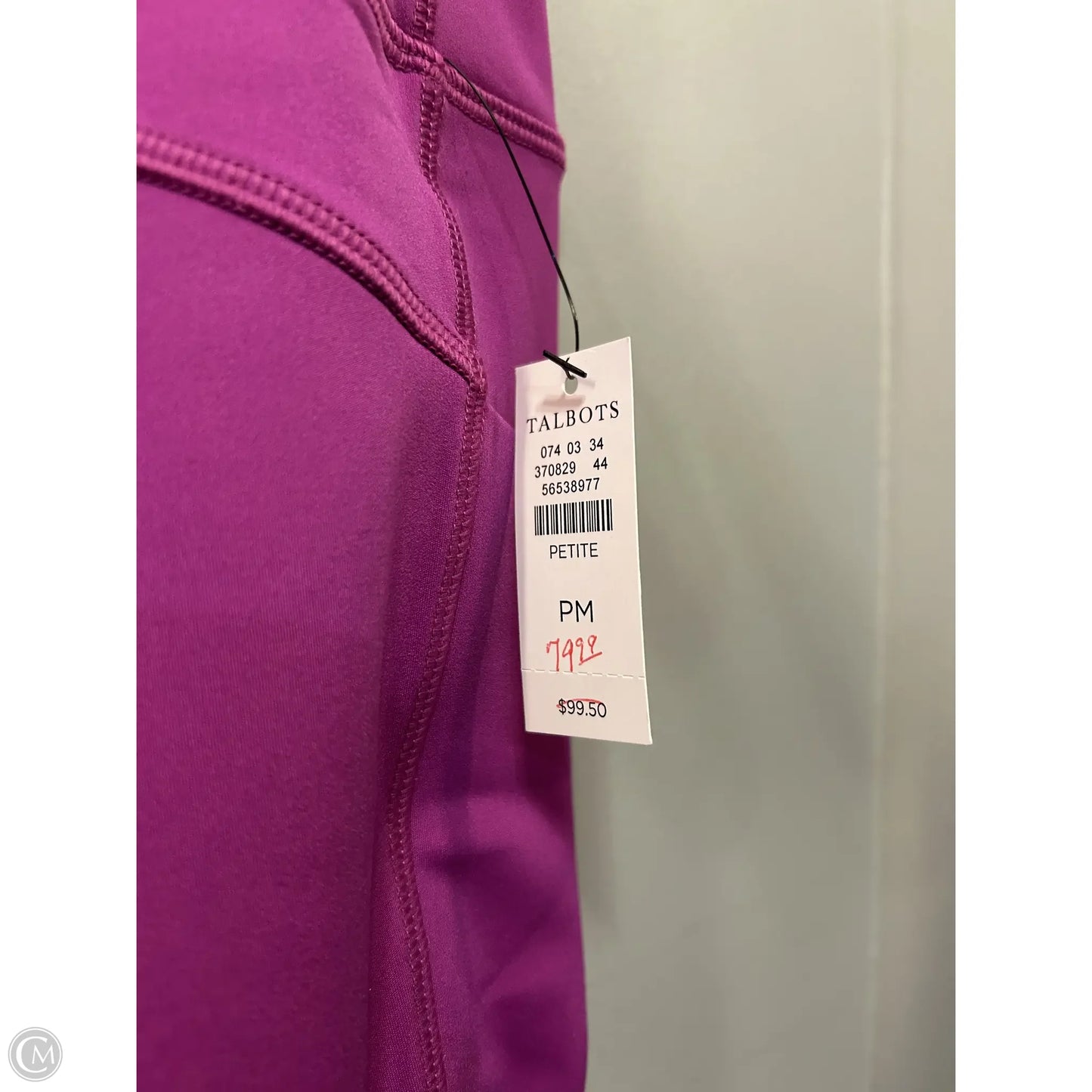 Athletic Leggings By Talbots In Purple, Size: 8p