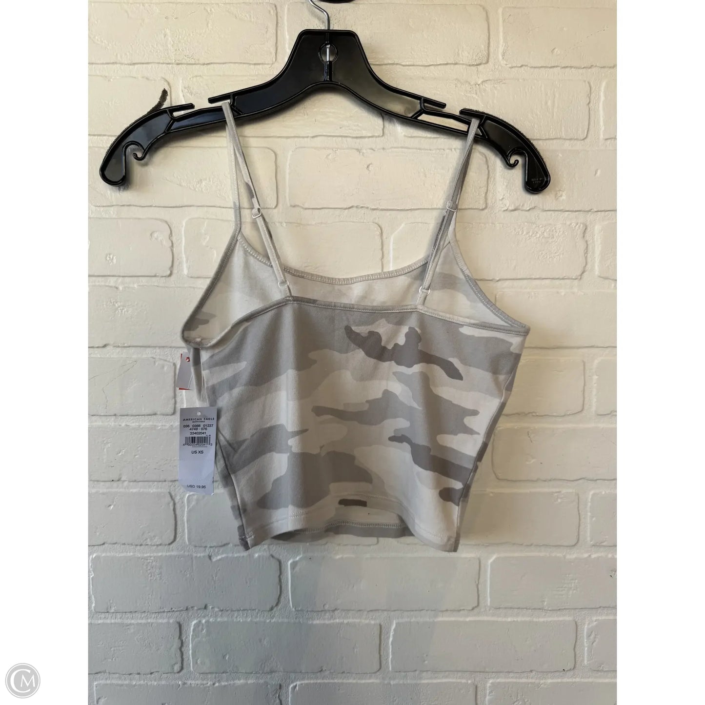 Top Sleeveless Basic By American Eagle In Grey, Size: Xs