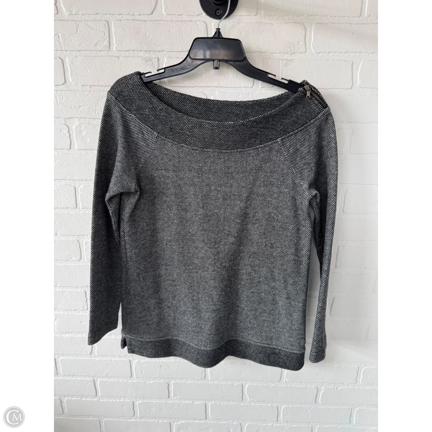 Top Long Sleeve By Loft In Black, Size: S