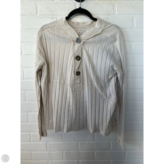 Top Long Sleeve By We The Free In Tan, Size: S