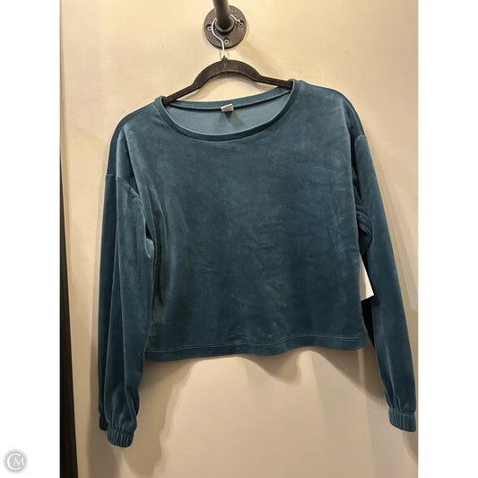 Top Long Sleeve By Old Navy In Blue, Size: Xs