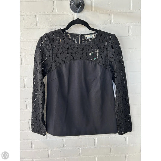 Top Long Sleeve By Boden In Black, Size: S