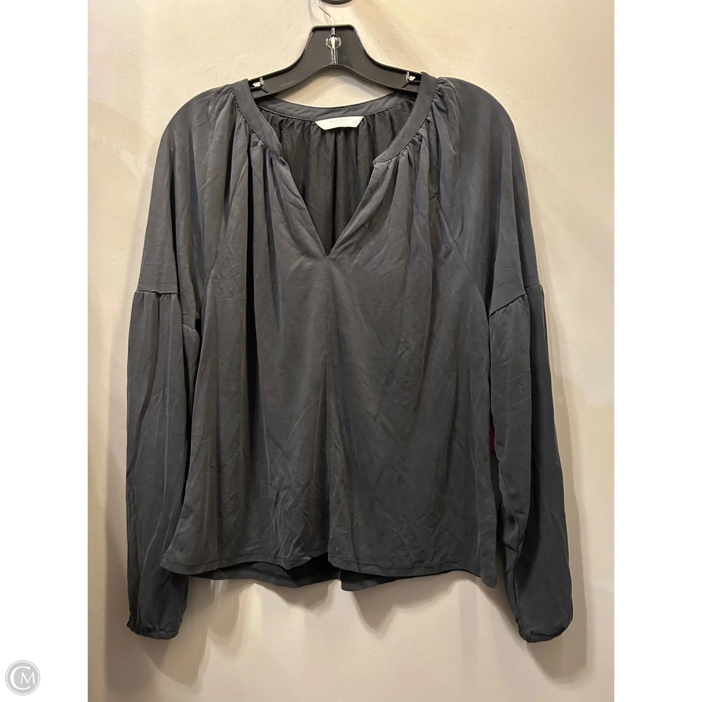 Top Long Sleeve By Lucky Brand In Grey, Size: M