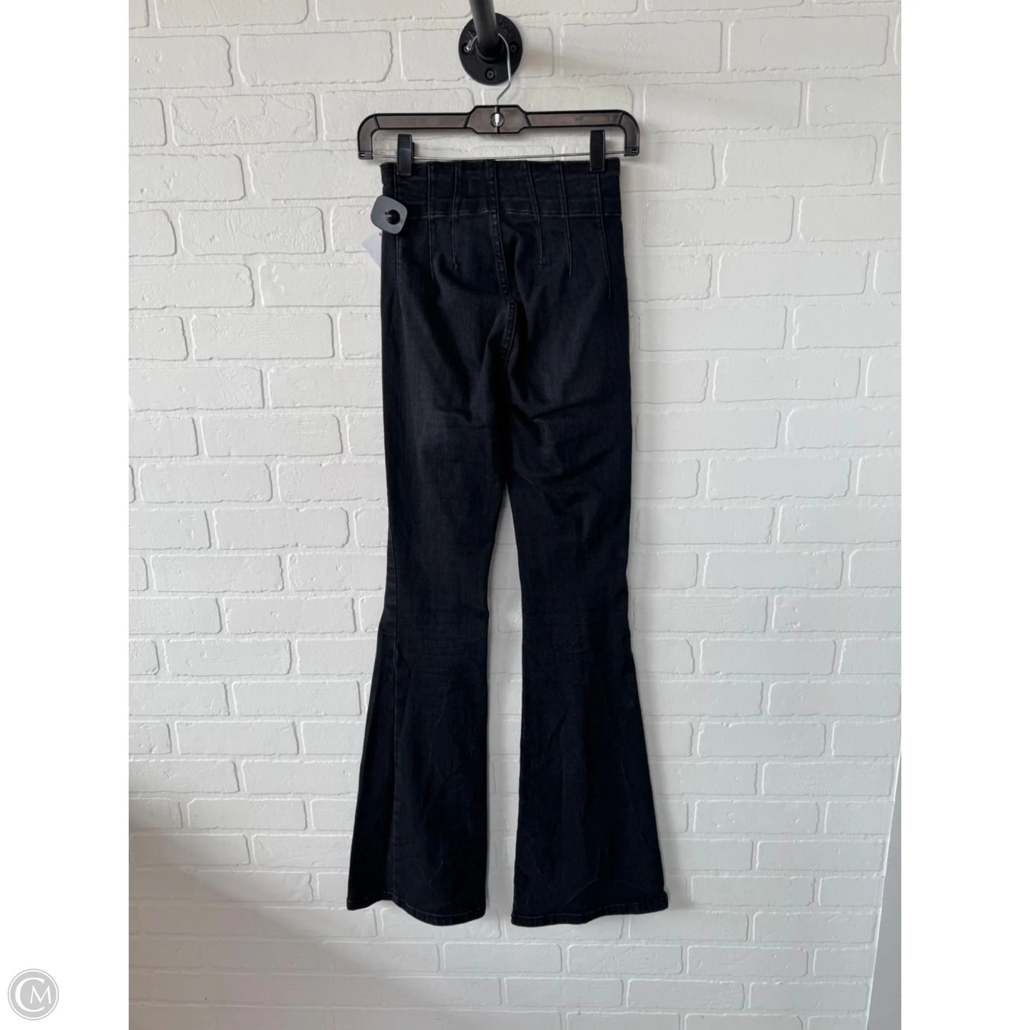 Jeans Flared By We The Free In Black Denim, Size: 0