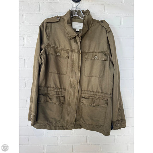 Jacket Shirt By Hinge In Green, Size: M