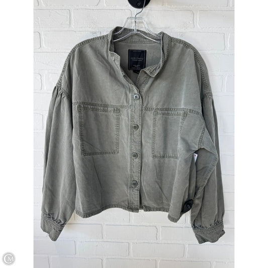 Jacket Shirt By Sanctuary In Green, Size: L