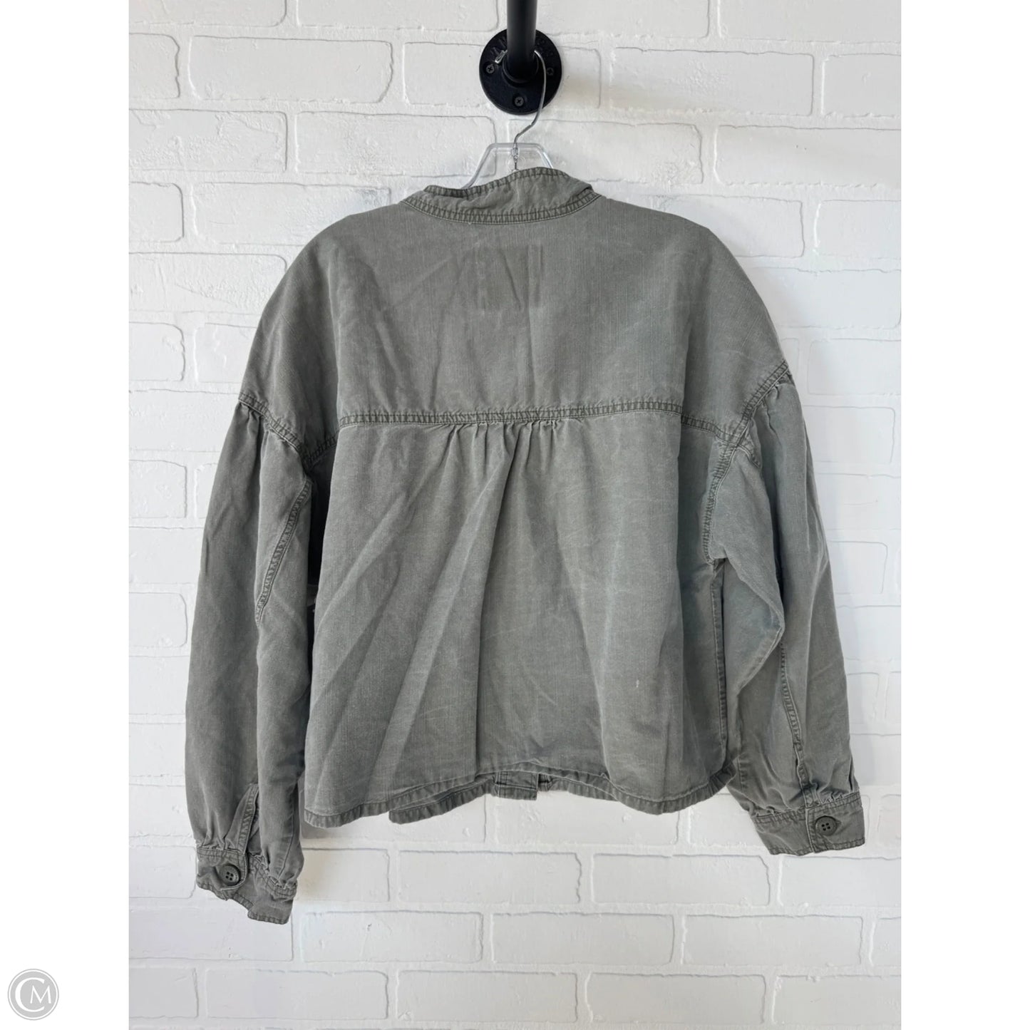 Jacket Shirt By Sanctuary In Green, Size: L