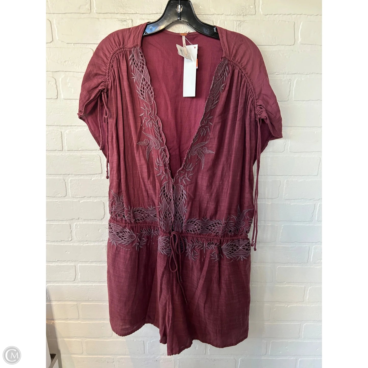 Romper By Free People In Red, Size: M