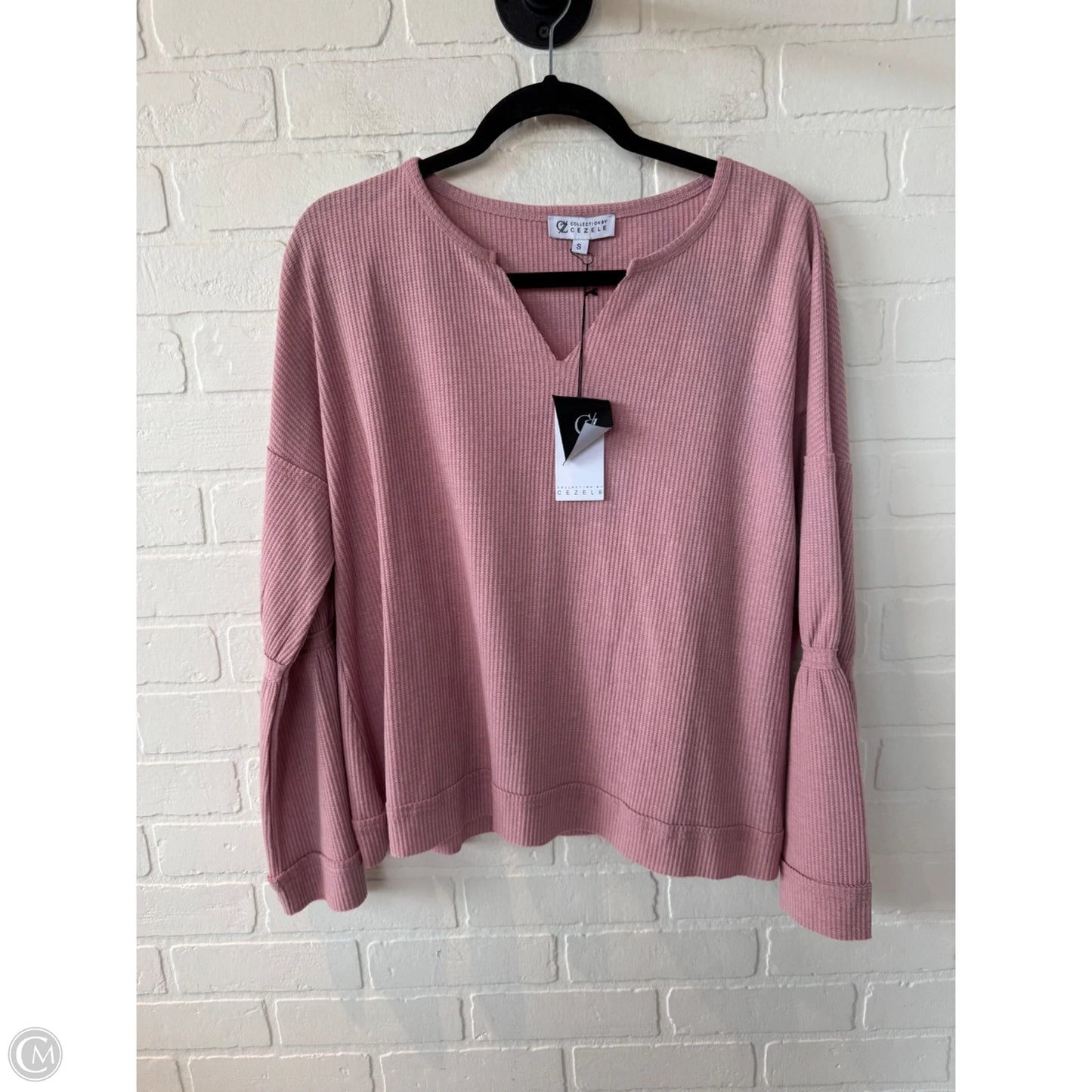 Top Long Sleeve By  cezele  In Pink, Size: S