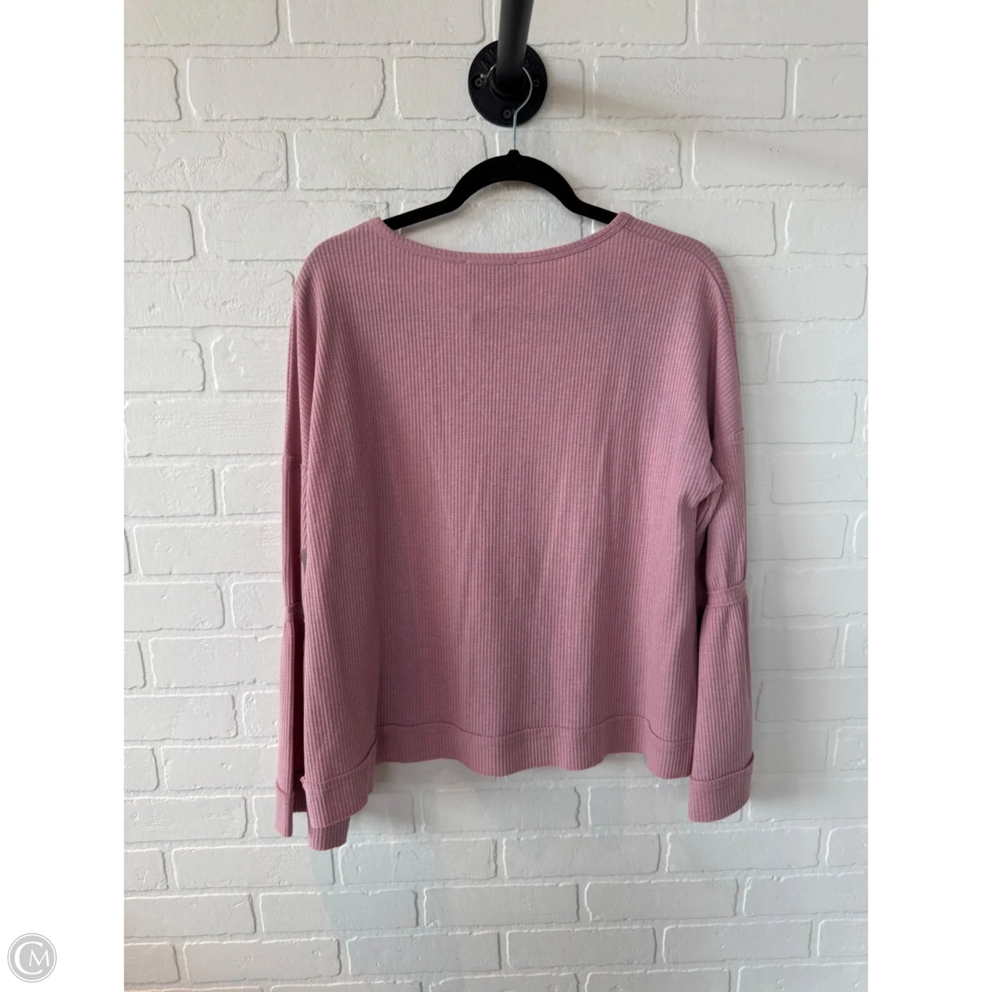 Top Long Sleeve By  cezele  In Pink, Size: S