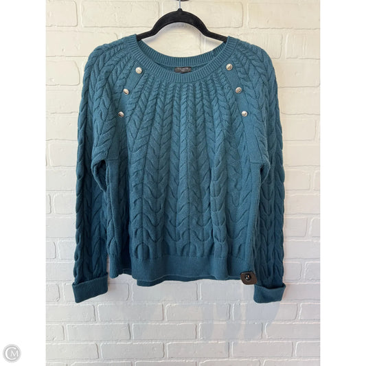 Sweater By Talbots In Teal, Size: Xlp