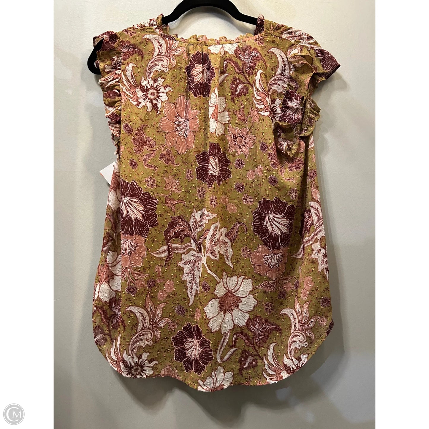 Top Short Sleeve By Joie In Brown & Purple, Size: S