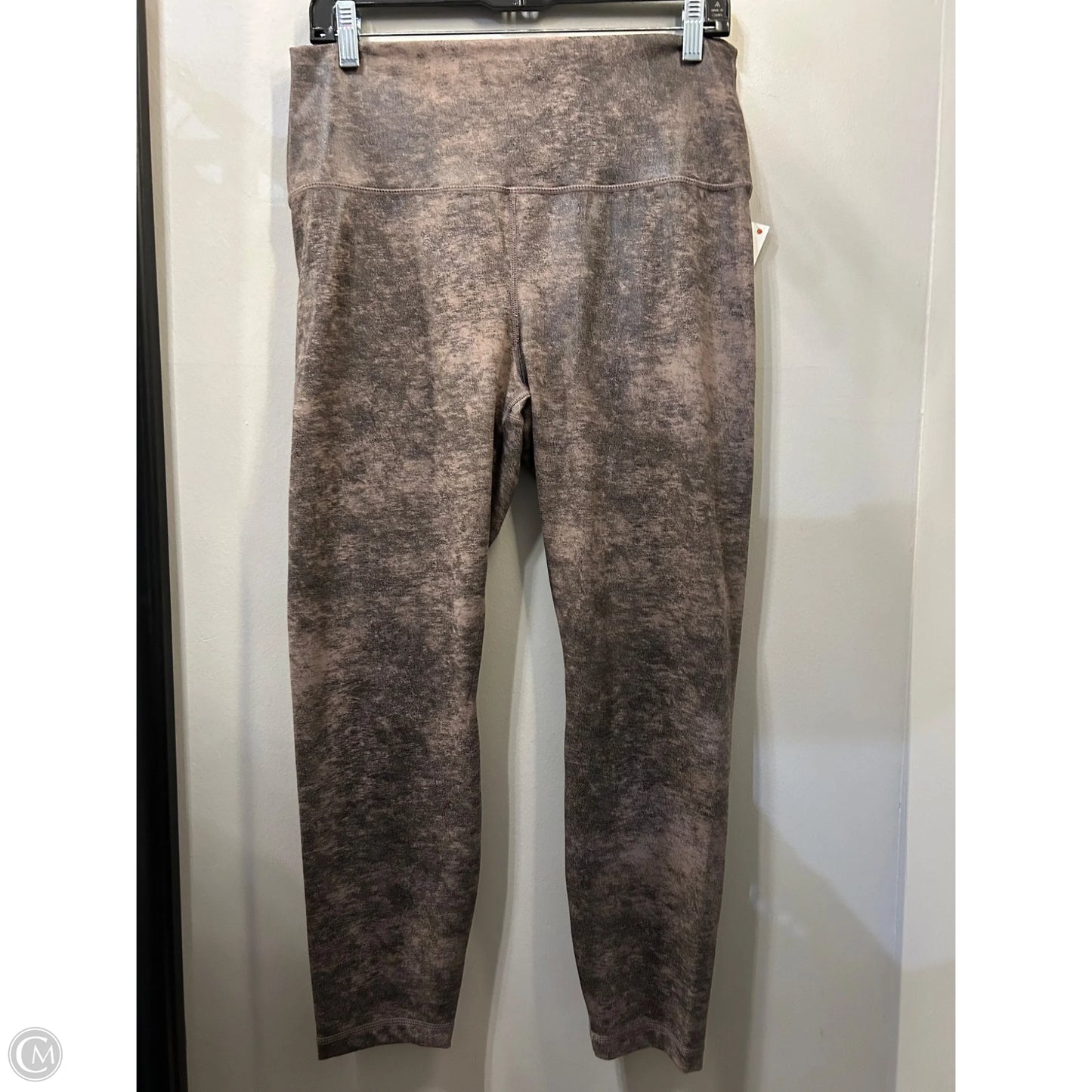 Athletic Leggings By 90 Degrees By Reflex In Black & Brown, Size: 20