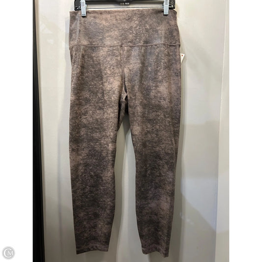 Athletic Leggings By 90 Degrees By Reflex In Black & Brown, Size: 20