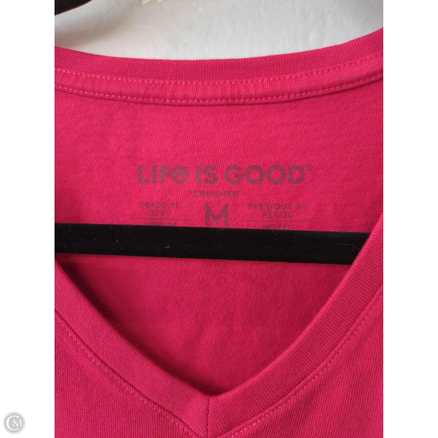 Top Long Sleeve Basic By Life Is Good In Red, Size: M