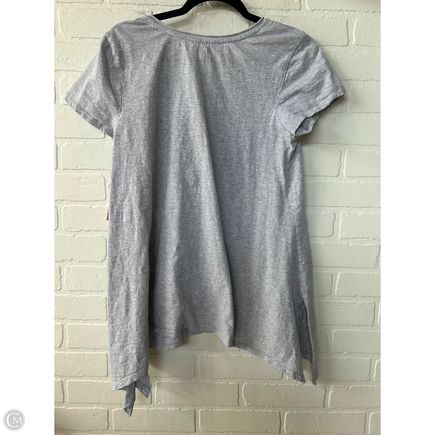 Top Short Sleeve By Clothes Mentor In Grey, Size: S