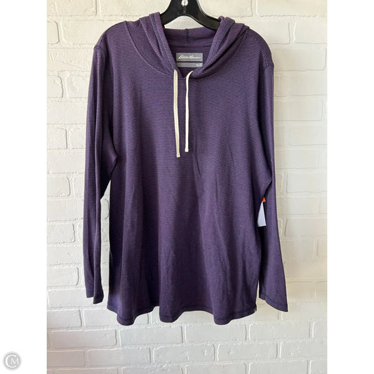 Top Long Sleeve By Eddie Bauer In Purple, Size: 2x