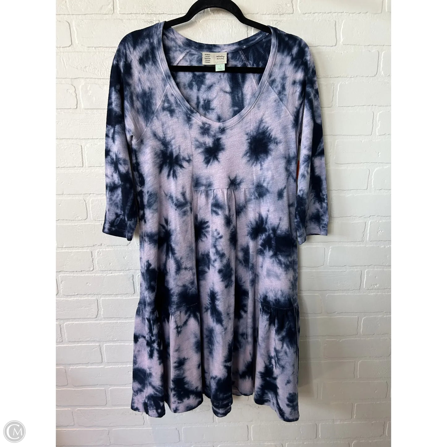 Dress Casual Short By Saturday/sunday In Blue & Pink, Size: S