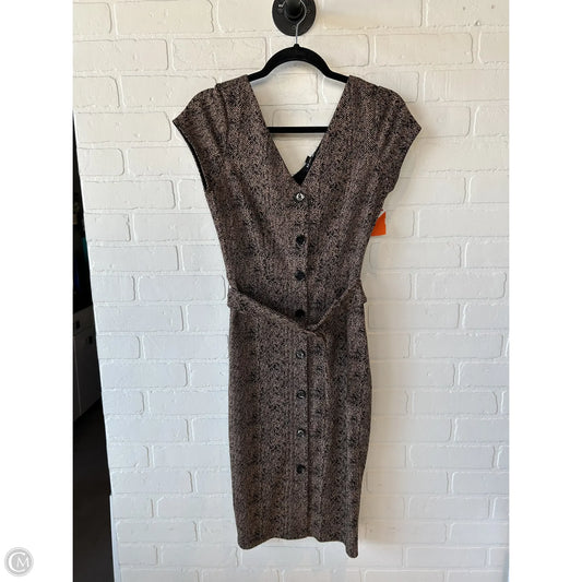 Dress Work By Express In Black & Brown, Size: S