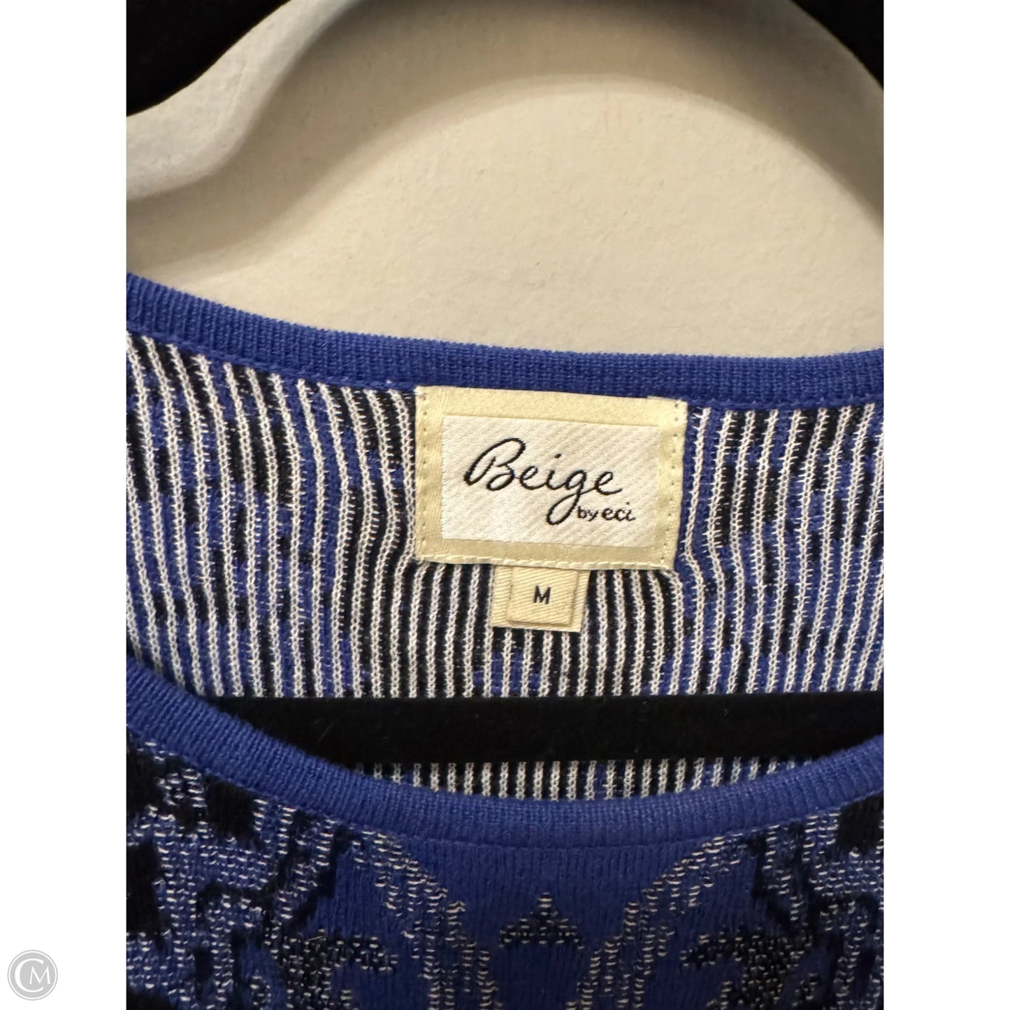 Dress Work By Eci In Black & Blue, Size: M