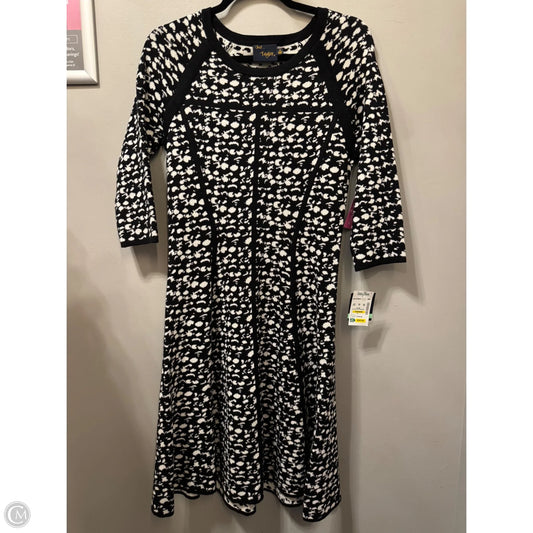 Dress Work By Just Taylor In Black & White, Size: M