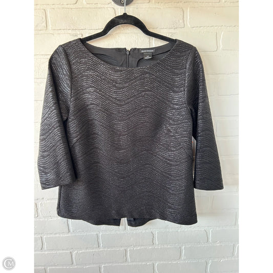 Top 3/4 Sleeve By Club Monaco In Black, Size: S